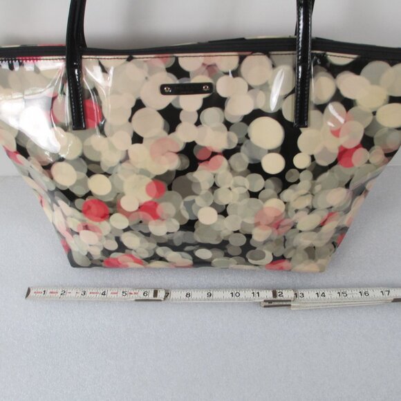 KATE SPADE NEW YORK CHERRY TERRACE FESTIVE BUBBLE TOTE BAG. - Picture 13 of 16